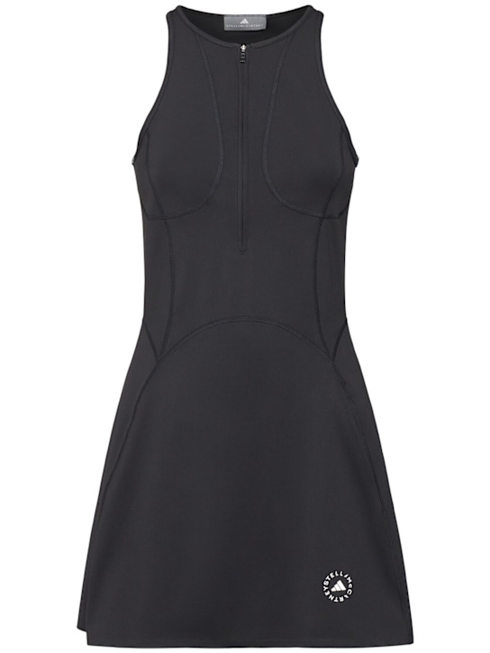 adidas By Stella McCartney: True Purpose tennis dress - ブラック - women_0 | Luisa Via Roma