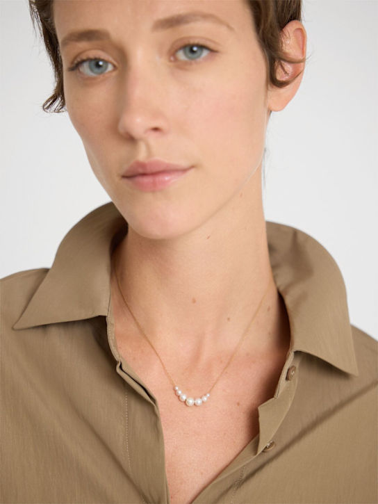 Sophie Bille Brahe: Collana Grande Orangerie de Perle in oro 14kt - Perla/Oro - women_1 | Luisa Via Roma