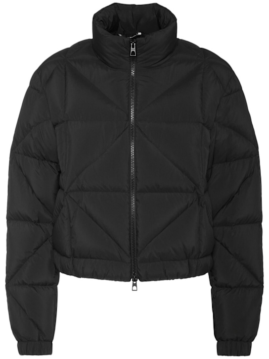 Moncler: Anafi diamond quilted nylon down jacket - women_0 | Luisa Via Roma