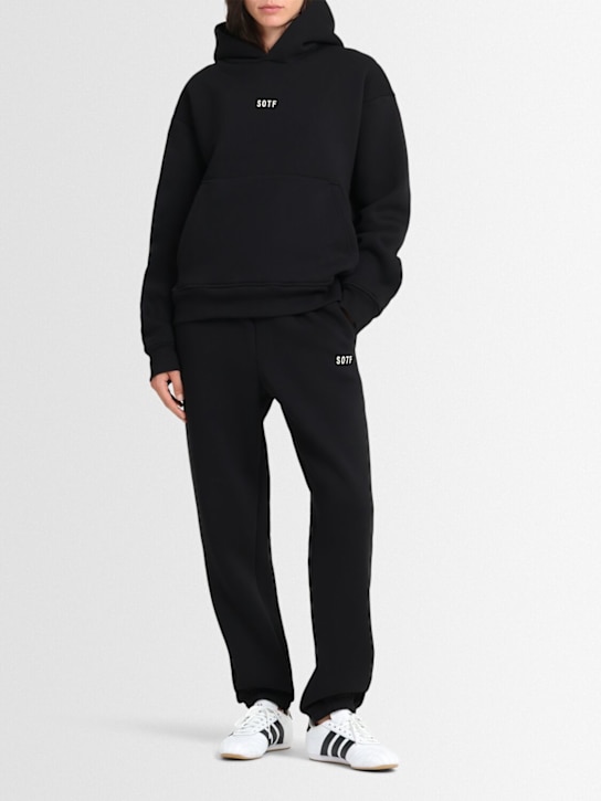 SOTF: Standard cuffed joggers - Black - women_1 | Luisa Via Roma