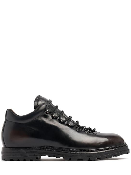 Officine Creative: Artik leather mid boots - men_0 | Luisa Via Roma