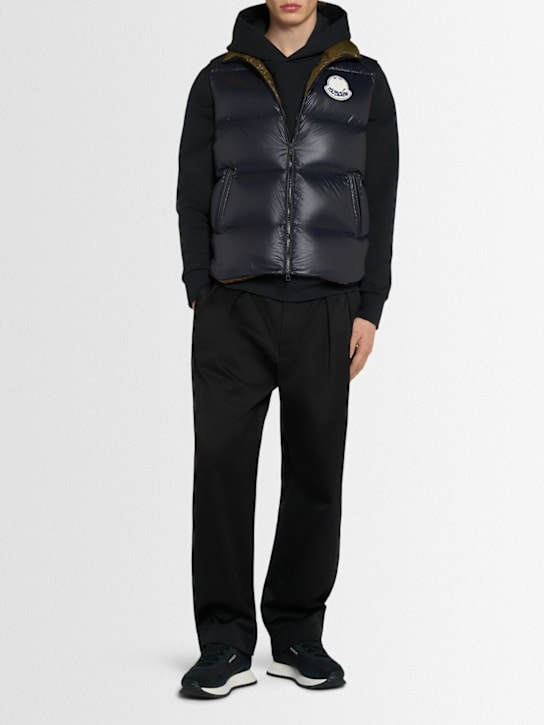 Moncler: Lipsi nylon down vest - Black - men_1 | Luisa Via Roma
