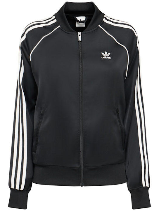 adidas Originals: Satin track jacket - women_0 | Luisa Via Roma