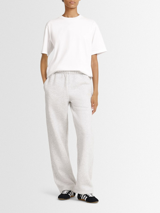 SOTF: コットン混紡スウェットパンツ - ヘザーグレー - women_1 | Luisa Via Roma