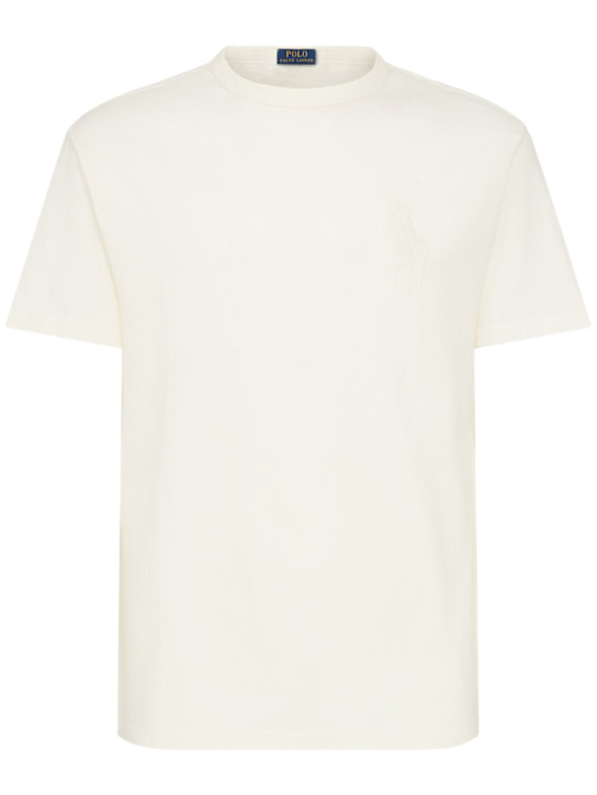 Polo Ralph Lauren: T-Shirt aus Baumwolljersey mit Logo - men_0 | Luisa Via Roma