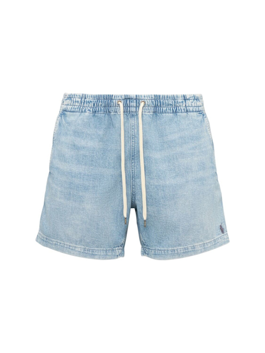 Polo Ralph Lauren: Shorts aus Baumwolldenim - men_0 | Luisa Via Roma