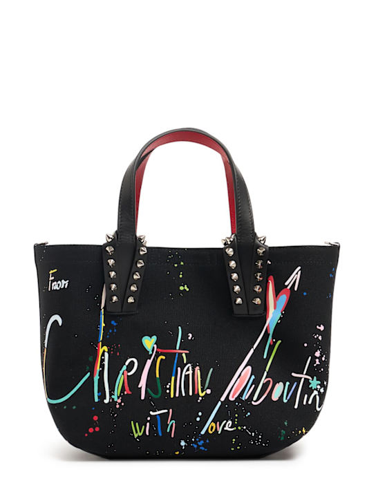 Christian Louboutin: Mini Cabata canvas beach bag - women_0 | Luisa Via Roma