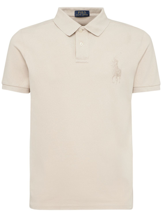 Polo Ralph Lauren: Polohemd aus Baumwolle mit Logo - men_0 | Luisa Via Roma