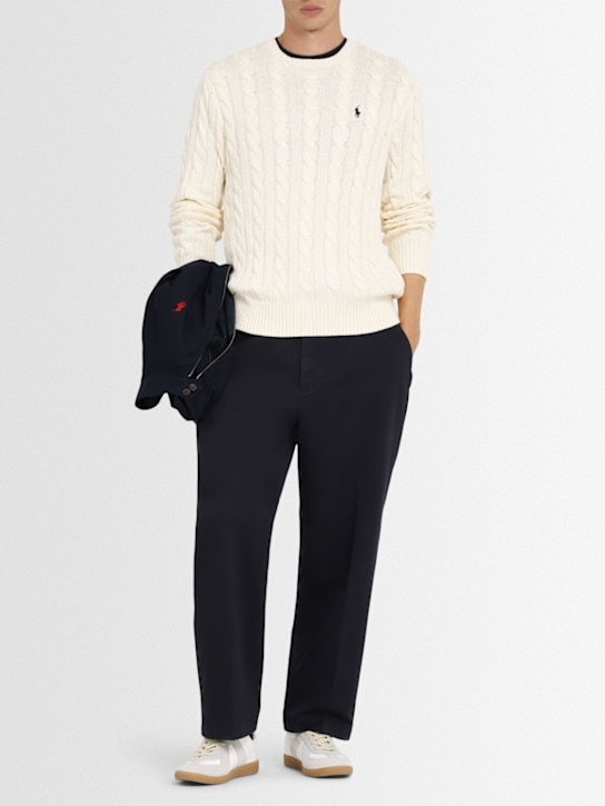 Polo Ralph Lauren: Pullover aus Strick mit Zopfmuster - men_1 | Luisa Via Roma