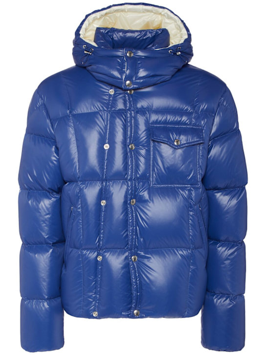 Moncler: Serfanto nylon short down jacket - men_0 | Luisa Via Roma