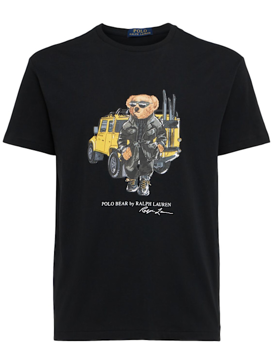 Polo Ralph Lauren: T-Shirt aus Baumwolle „Defender Bear“ - men_0 | Luisa Via Roma