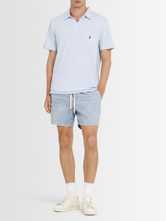 Polo Ralph Lauren: Polohemd aus French Terry mit Logodetail - men_1 | Luisa Via Roma