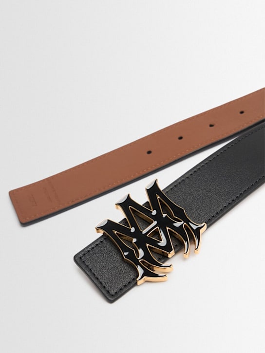 Amiri: MA 4cm enamel belt - men_1 | Luisa Via Roma