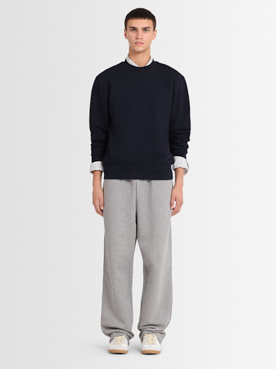 The Core: Crewneck cotton sweatshirt - Blue - men_1 | Luisa Via Roma