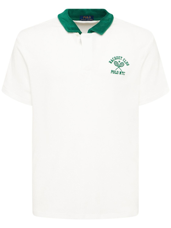 Polo Ralph Lauren: Polohemd aus Baumwollmischung „Raquet Club“ - men_0 | Luisa Via Roma