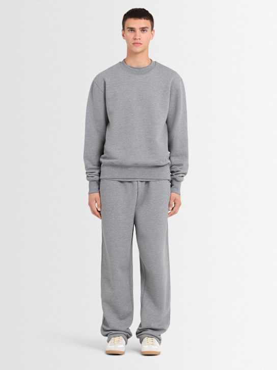The Core: クルーネック コットンスウェットシャツ - グレー - men_1 | Luisa Via Roma