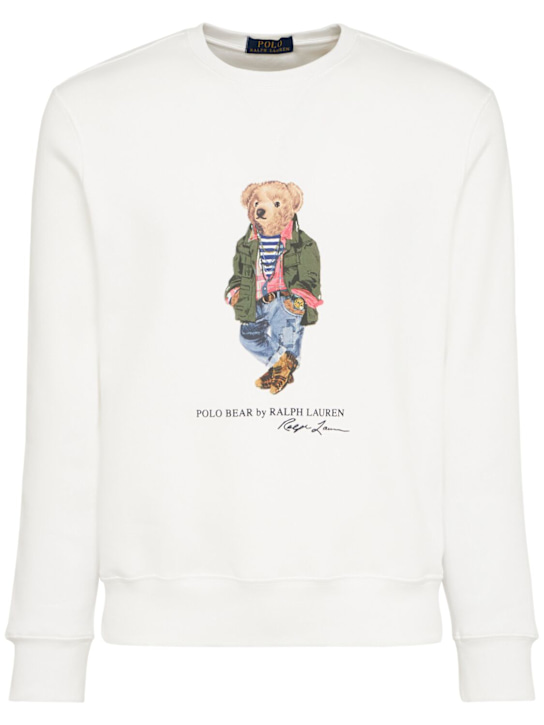 Polo Ralph Lauren: Sweatshirt aus Baumwollmischung „Explorer Bear“ - men_0 | Luisa Via Roma