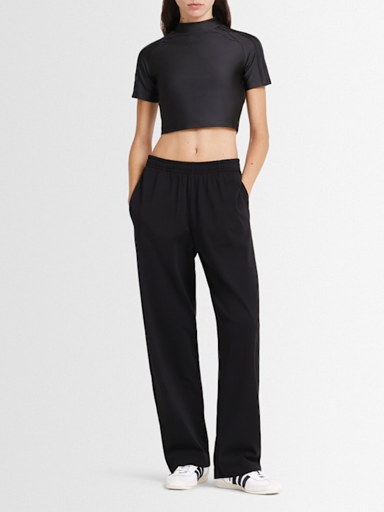 adidas Originals: Teamgeist crop top - Black - women_1 | Luisa Via Roma