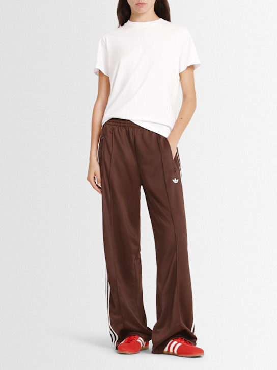 adidas Originals: Pantalones deportivos - Auburn/Owhite - women_1 | Luisa Via Roma