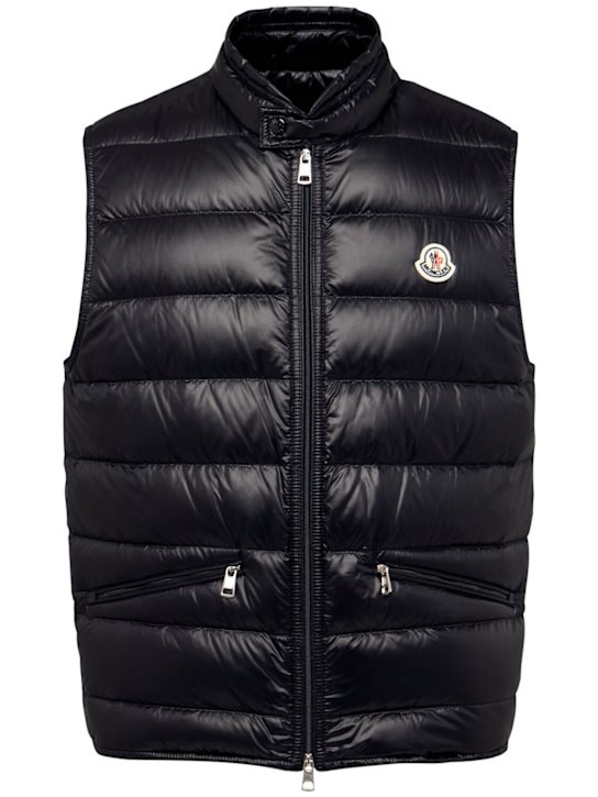 Moncler: Gui quilted nylon down vest - men_0 | Luisa Via Roma