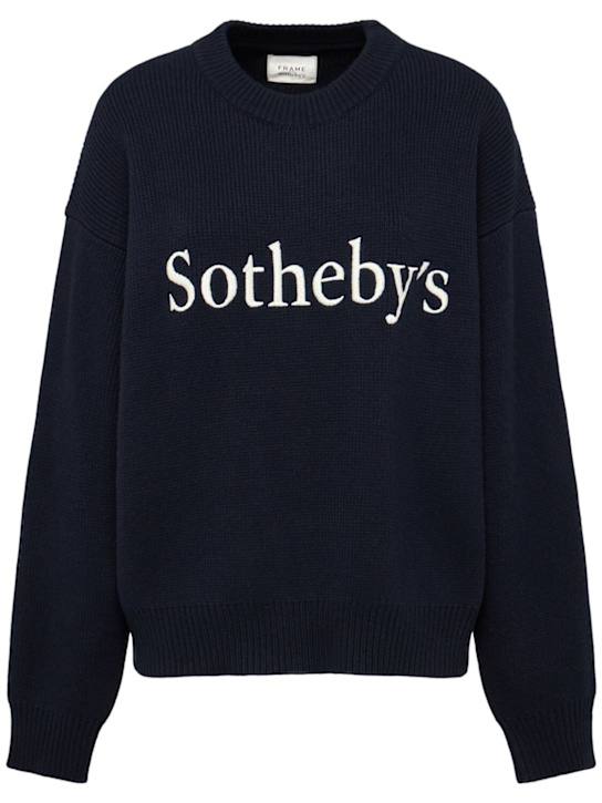 Frame: Frame x Sotheby's cashmere sweater - women_0 | Luisa Via Roma