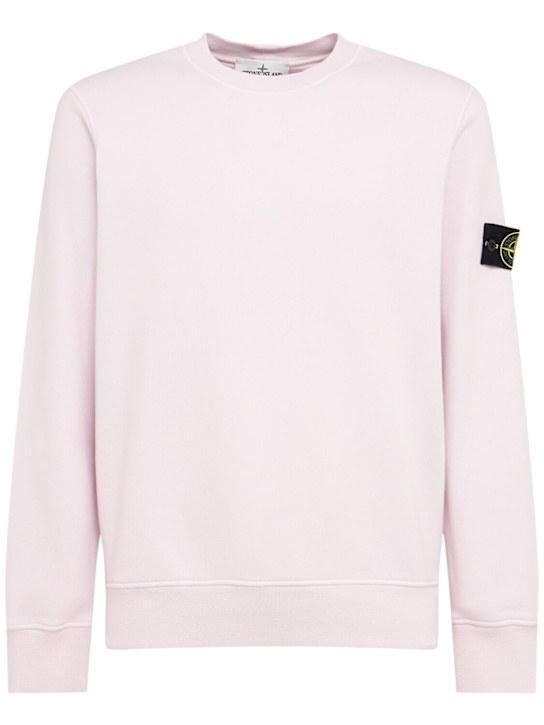 Stone Island: Cotton sweatshirt - men_0 | Luisa Via Roma