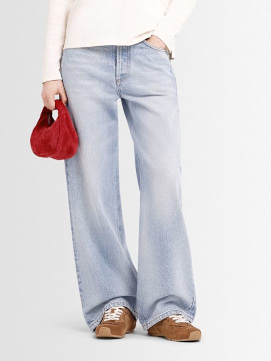 Alohas: Suede lace-up sneakers - Brown - women_1 | Luisa Via Roma