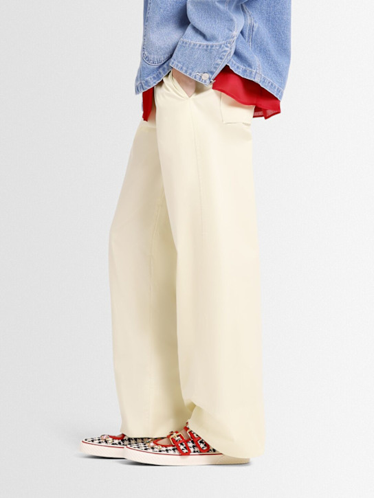 Valentino Garavani: Dollyboard cotton sneakers - Black/Red - women_1 | Luisa Via Roma