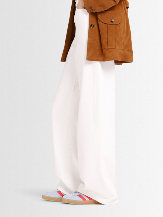 adidas Originals: Gazelle Indoor sneakers - Blue/Lucid Red - women_1 | Luisa Via Roma