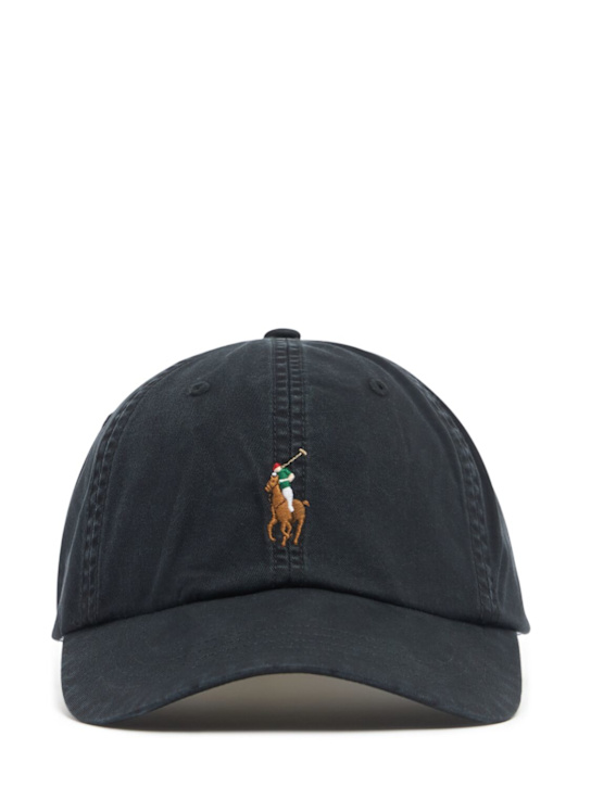Polo Ralph Lauren: Kappe aus Baumwollmischung mit Logo - men_0 | Luisa Via Roma