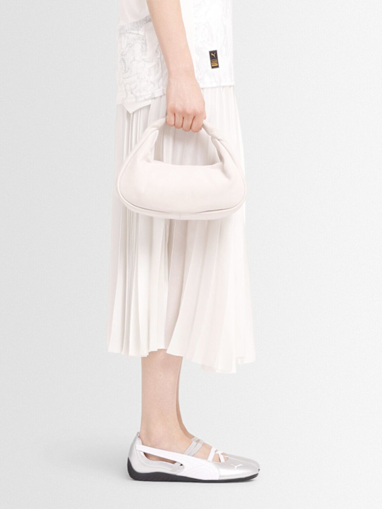 PUMA: Speedcat Ballet metallic sneakers - Puma Silver - women_1 | Luisa Via Roma