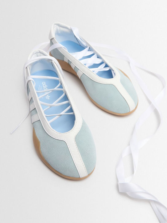 adidas Originals: Taekwondo Mei Ballet sneakers - Blue/White - women_1 | Luisa Via Roma