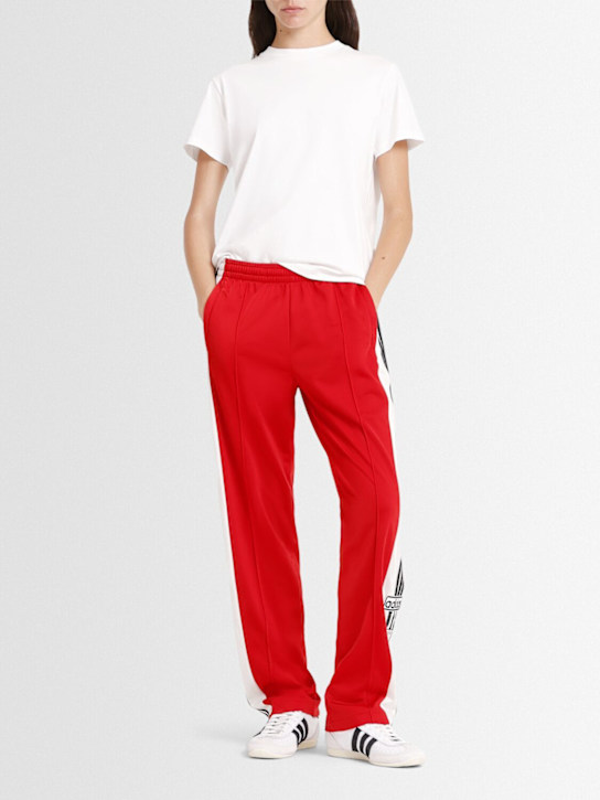 adidas Originals: Adibreak track pants - Betsca/White - women_1 | Luisa Via Roma