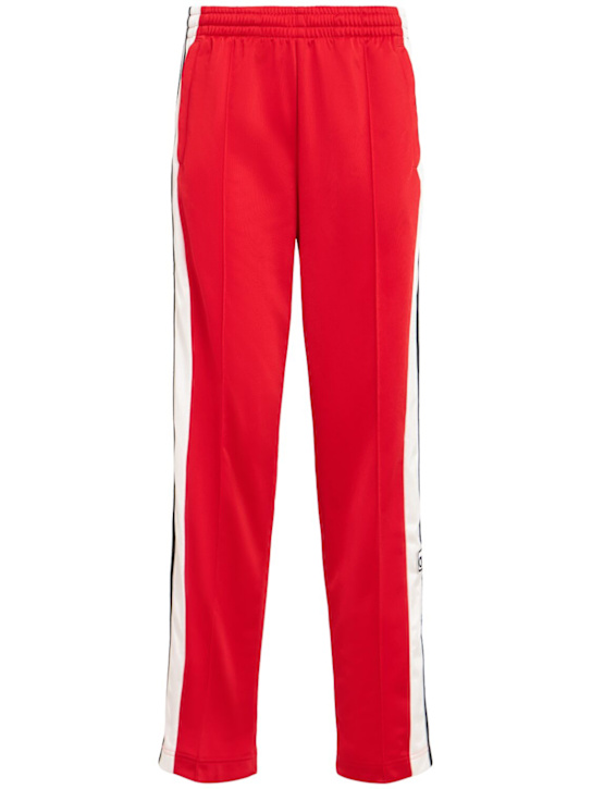 adidas Originals: Adibreak track pants - Betsca/White - women_0 | Luisa Via Roma