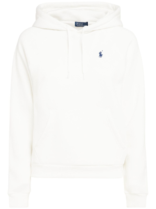 Polo Ralph Lauren: Felpa in jersey con cappuccio - women_0 | Luisa Via Roma