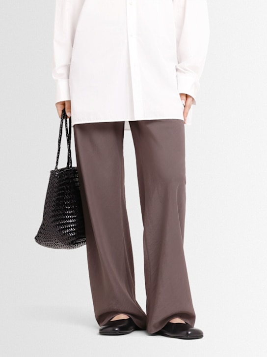 Marsell: Appiedi leather flats - Black - women_1 | Luisa Via Roma