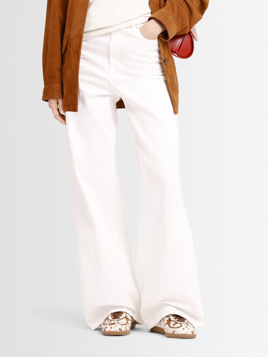 Alohas: Rife pony hair lace-up sneakers - Camel - women_1 | Luisa Via Roma