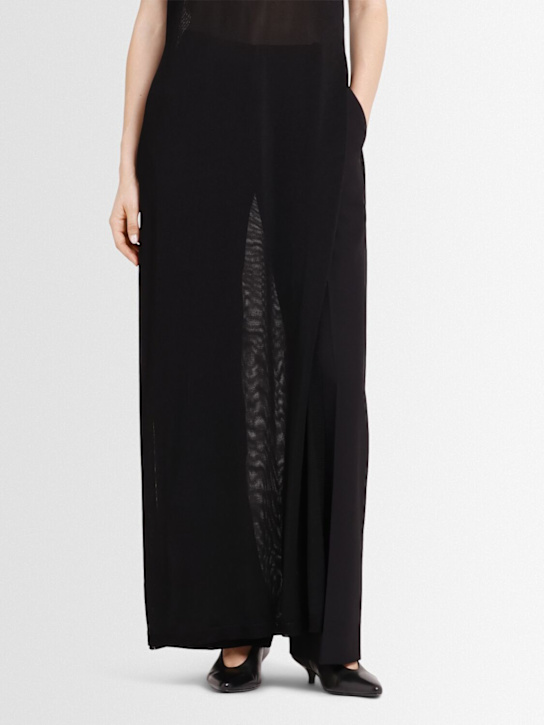 Marsell: Longiforma leather pumps - ブラック - women_1 | Luisa Via Roma