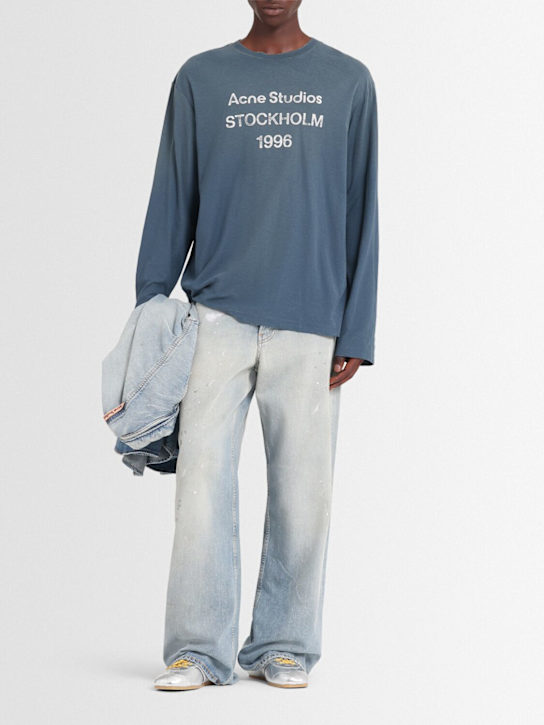 Acne Studios: Edden 1996 long sleeve t-shirt - men_1 | Luisa Via Roma