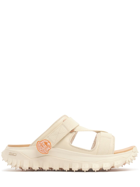 Moncler Genius: Moncler x Gilga Farm Vela leather sandal - White - men_0 | Luisa Via Roma