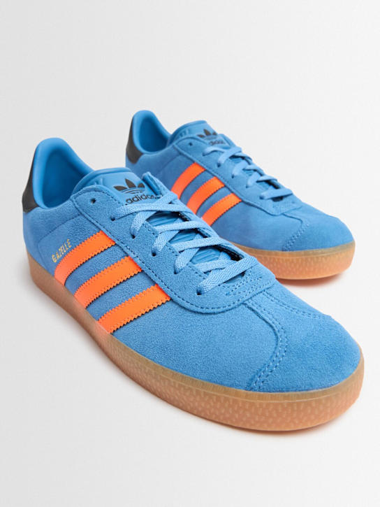 adidas Originals: Sneakers Gazelle con cordones - Azul - kids-boys_1 | Luisa Via Roma