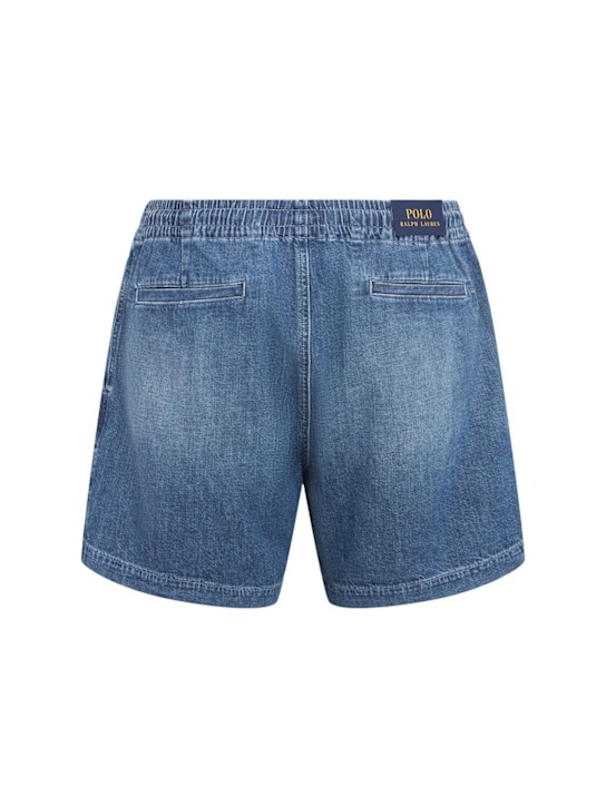 Polo Ralph Lauren: Shorts aus Baumwollmischdenim - men_1 | Luisa Via Roma