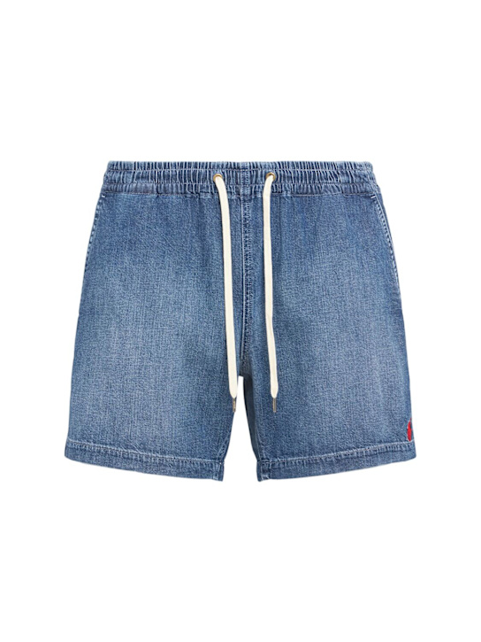 Polo Ralph Lauren: Shorts aus Baumwollmischdenim - men_0 | Luisa Via Roma