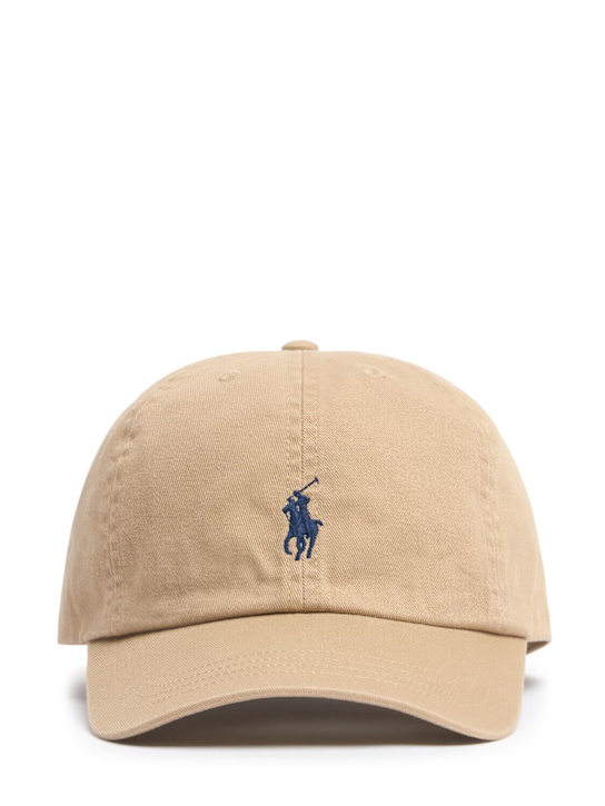 Polo Ralph Lauren: Gorra de baseball de algodón con logo - kids-boys_0 | Luisa Via Roma