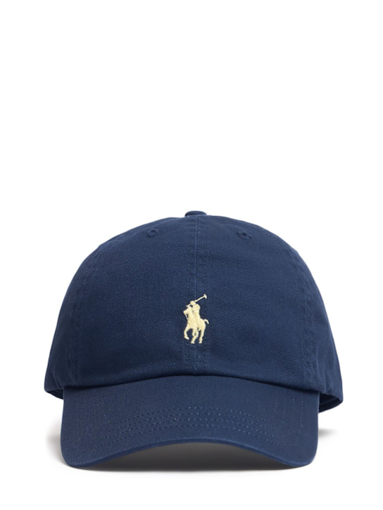 Polo Ralph Lauren: Cappello baseball in cotone con logo - kids-girls_0 | Luisa Via Roma