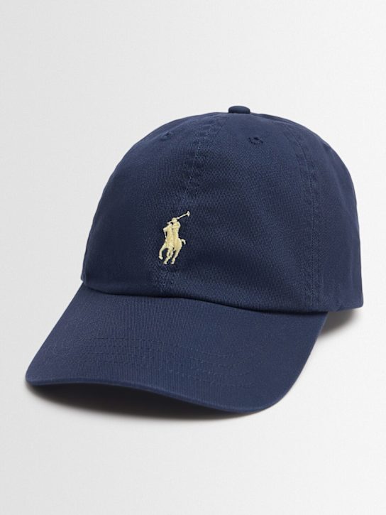 Polo Ralph Lauren: Cappello baseball in cotone con logo - kids-girls_1 | Luisa Via Roma