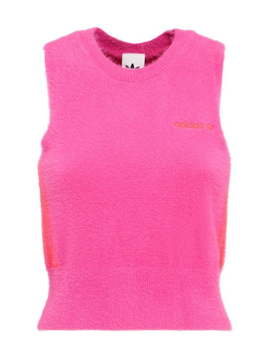 adidas Originals: Fluffy knit tech vest - Selfu - women_0 | Luisa Via Roma