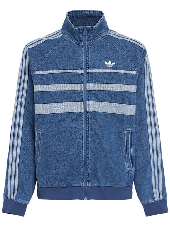 adidas Originals: Denim Adicolor track top - men_0 | Luisa Via Roma