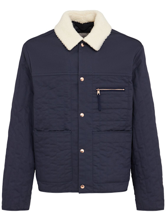 Moncler Genius: Moncler x Gilga Farm Kishus jacket - Navy - men_0 | Luisa Via Roma