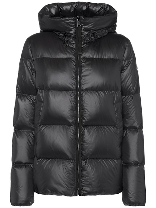 Moncler: Serittes nylon down jacket - Black - women_0 | Luisa Via Roma